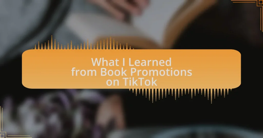 What I Learned from Book Promotions on TikTok